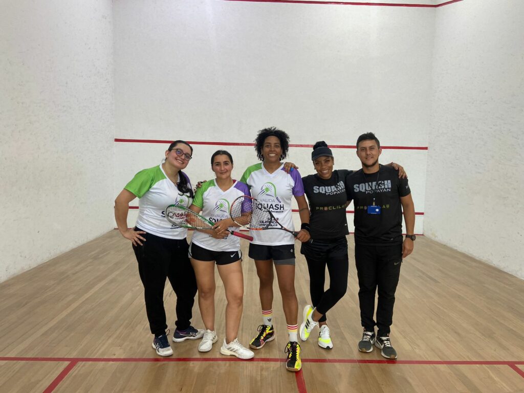 Participantes categoría femenina - 1era válida regional de squash