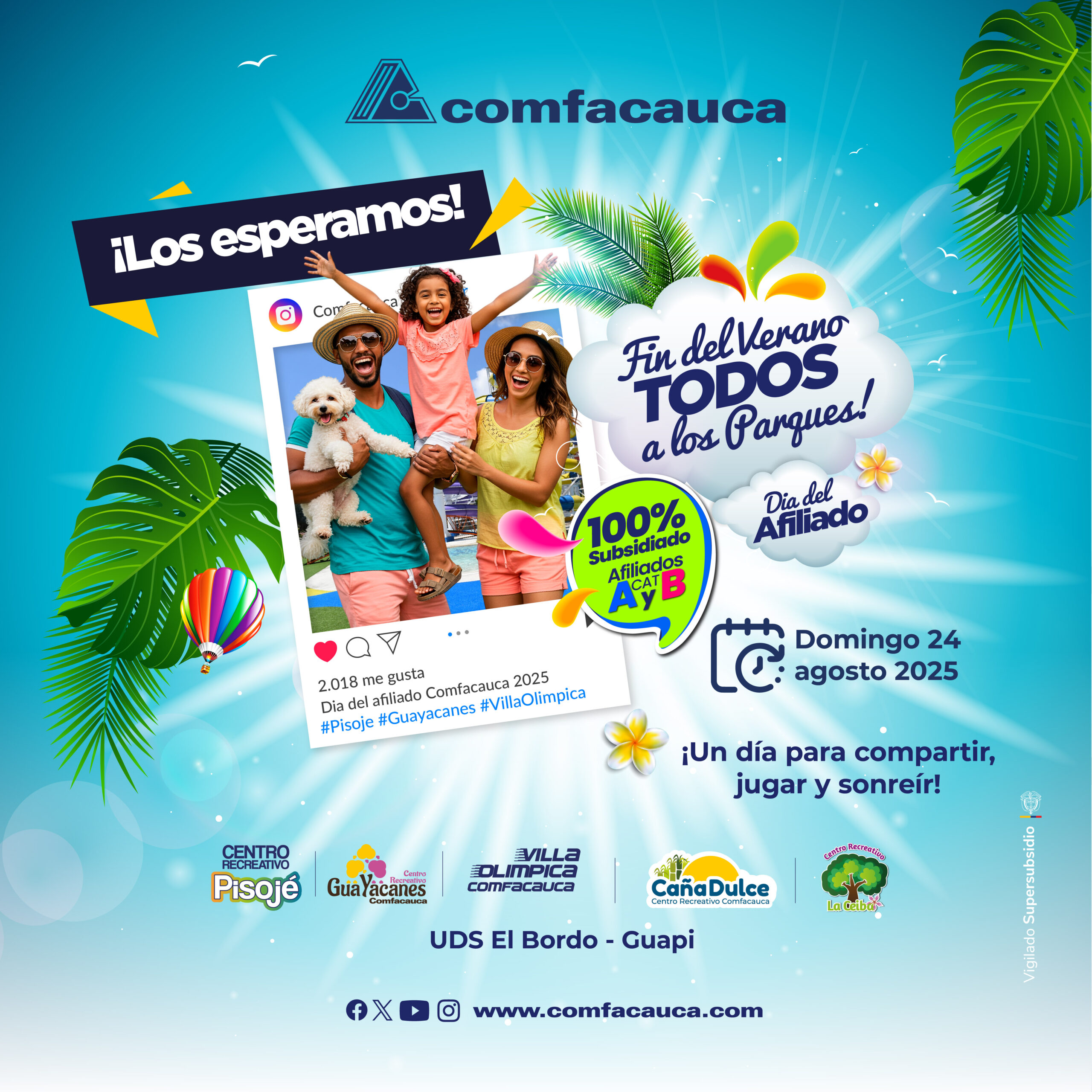 Publicidad celebración Día del afiliado 2025