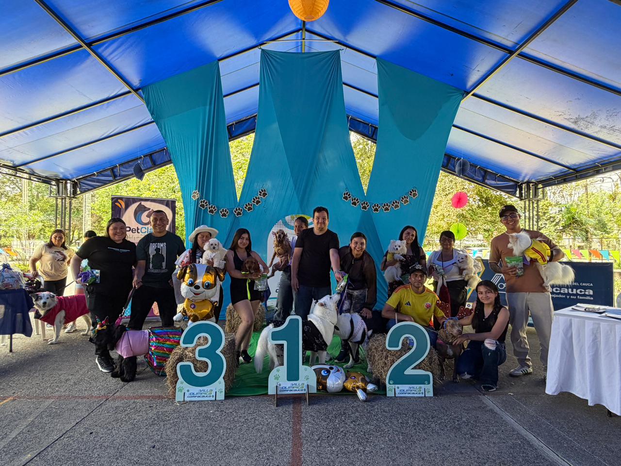 Mascotas y familias se dieron cita en el Festival Canino Comfacauca 2026